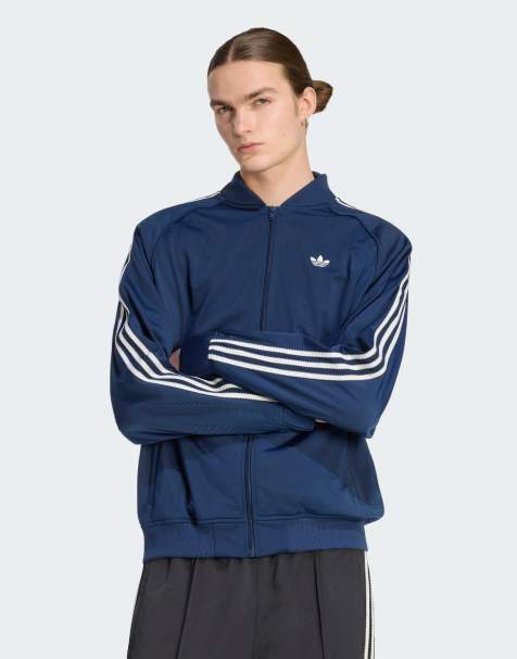 adidas Originals – Britcore Superstar – Trainingsoberteil in Night Indigo - view 1