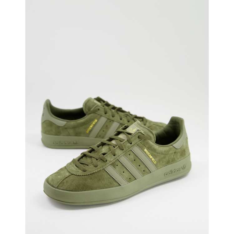 Adidas mens khaki store trainers