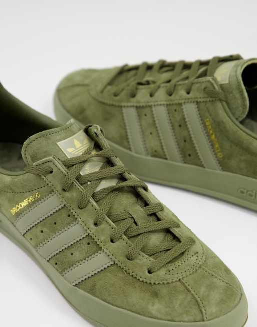 Khaki hotsell adidas shoes