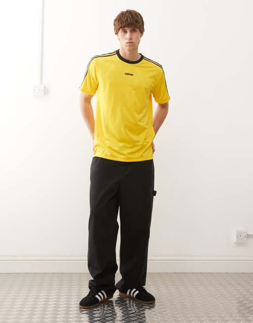 adidas Originals – Bruised Banana – Jacquard-Trikot in Eqt-Gelb, 2 von 5