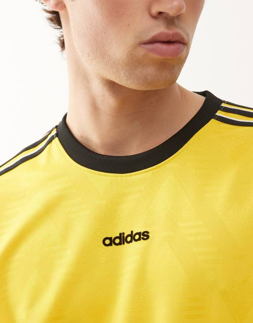 adidas Originals – Bruised Banana – Jacquard-Trikot in Eqt-Gelb, 5 von 5