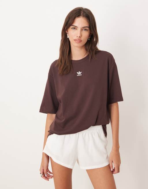 adidas Originals - Brun boyfriend-T-shirt