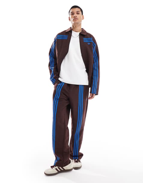 adidas Originals – Bruna träningsbyxor i 70-talsstil - view 1