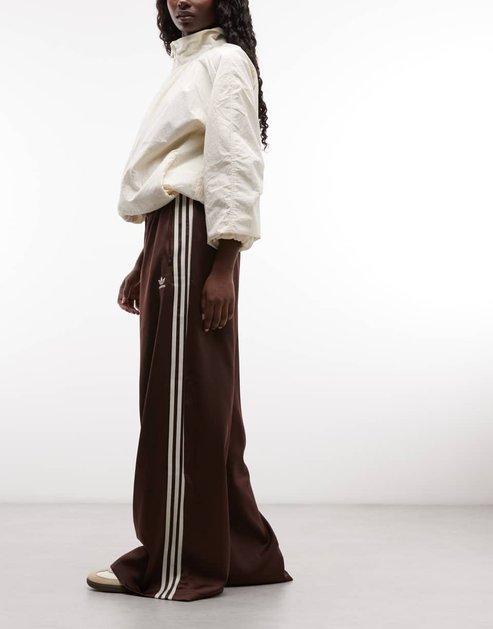 Satin Wide-Leg Joggers
