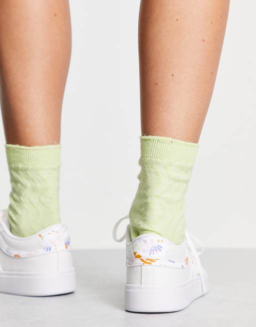 adidas Originals - Bryony - Baskets à fleurs - Blanc cassé, 4 de 4