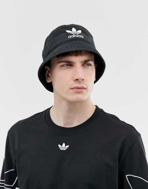 adidas Originals Bucket Hat in black |