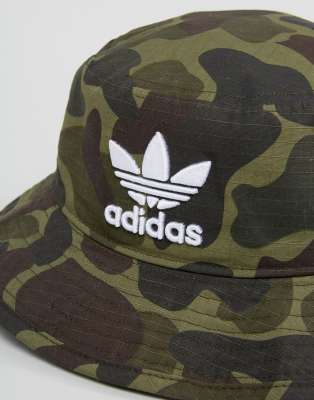 camo adidas bucket hat