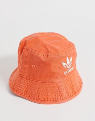orange adidas bucket hat