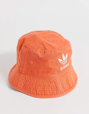 orange bucket hat adidas