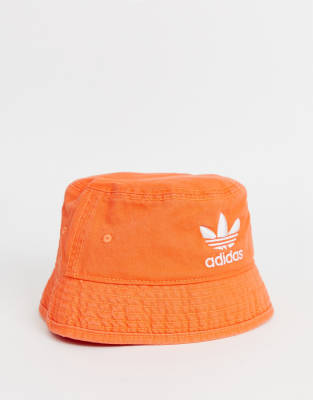 orange bucket hat adidas