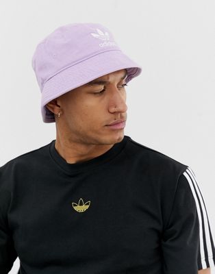 purple adidas bucket hat