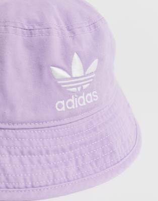 lilac adidas bucket hat