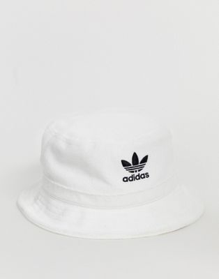 adidas originals bucket hat white