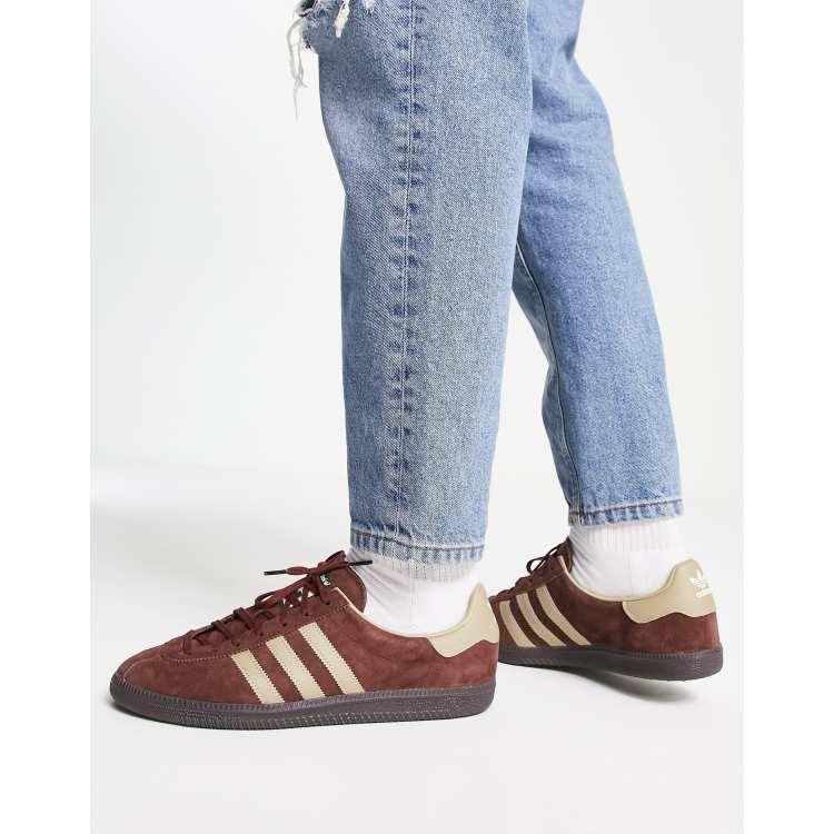 adidas Originals Buckeye trainers in maroon | ASOS