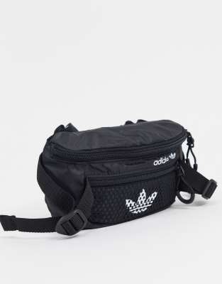adidas black bum bag