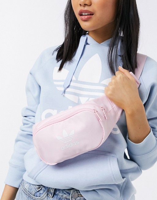 adidas Originals bum bag with trefoil logo pink