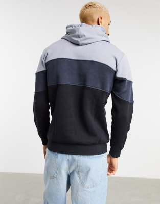 adidas color block hoodie