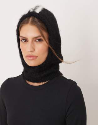 adidas Originals - Cagoule en maille duveteuse - Noir