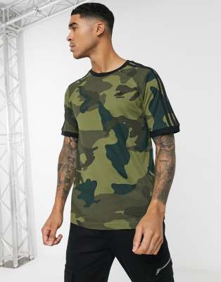 adidas camo logo t shirt