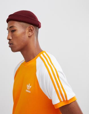 adidas t shirt arancione