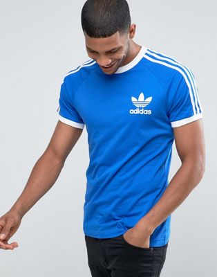 blue adidas originals t shirt
