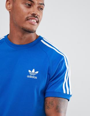 adidas originals california t shirt in blue