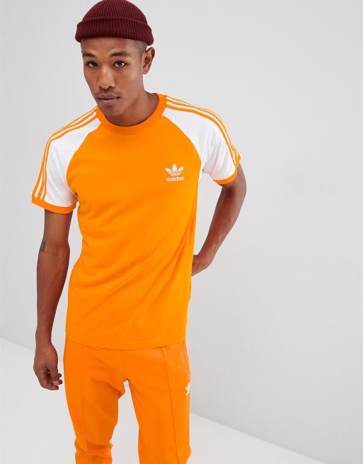 adidas Originals California T shirt in oranje DH5809 ASOS