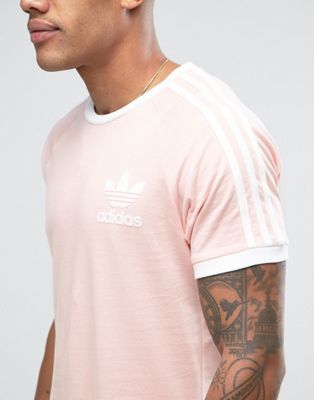 adidas california t shirt pink