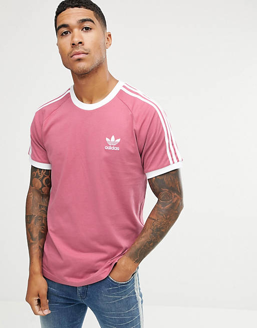 adidas Originals California T-Shirt In Pink | ASOS
