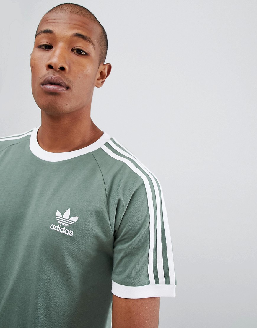 Adidas Originals - California - T-shirt verde DV2553