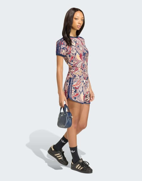 adidas Originals - camiseta Cali de Liberty London en multicolor / azul índigo noche - view 1