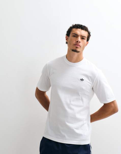 adidas Originals - camiseta de corte estándar en blanco - view 1
