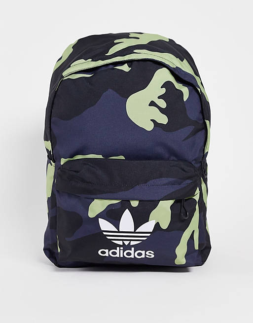Bags adidas Originals camo backpack in navy 