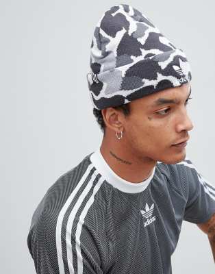 adidas camo beanie