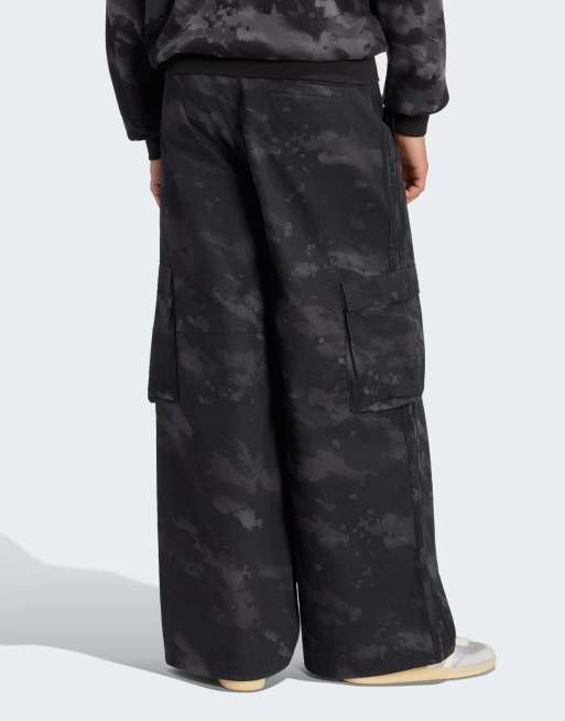 adidas Originals Camo-bukser i sort, 2 af 4