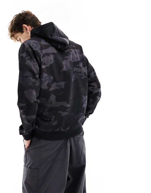 adidas Camo Hoodie - Black, Men's Lifestyle