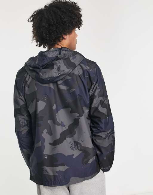 Adidas blue best sale camo hoodie