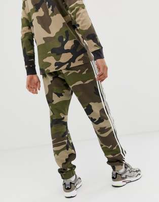 adidas originals skinny camo joggers