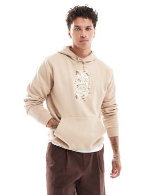 adidas Originals - Camo lab - Beige sweatshirt med hætte - view 1