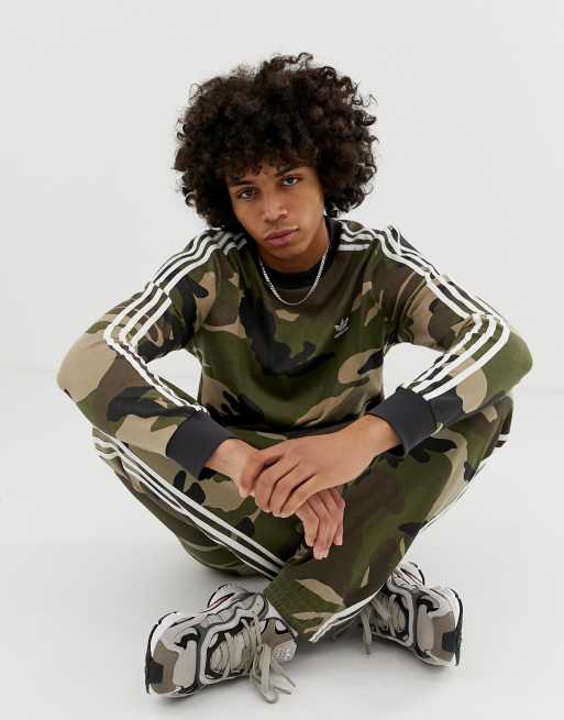 Adidas camo long sleeve t clearance shirt