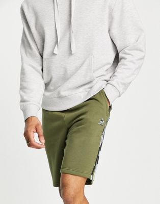 adidas Originals camo shorts in green