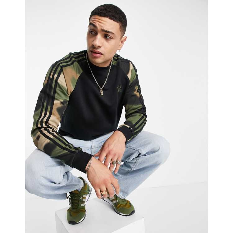 Adidas originals sale camo crew