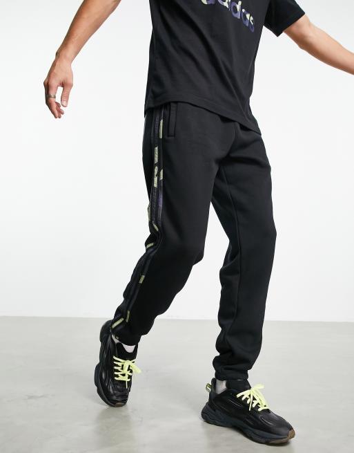 Adidas camo stripe discount pants