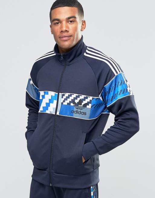 Adidas originals superstar shop track jacket blue