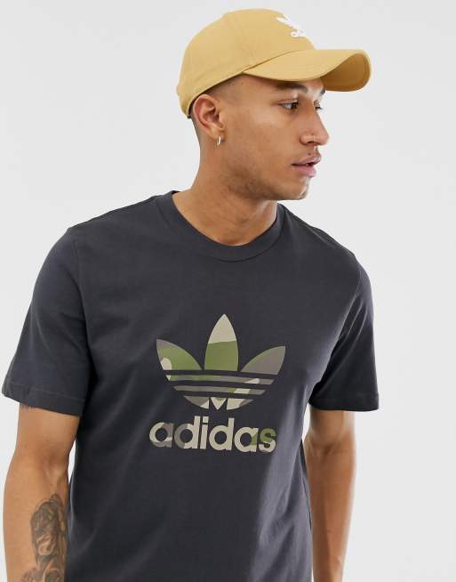 Adidas camo best sale trefoil t shirt