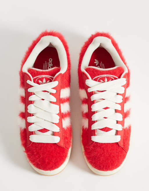 adidas Originals - Campus 00 - Sneakers rosse e bianche , 3 di 5
