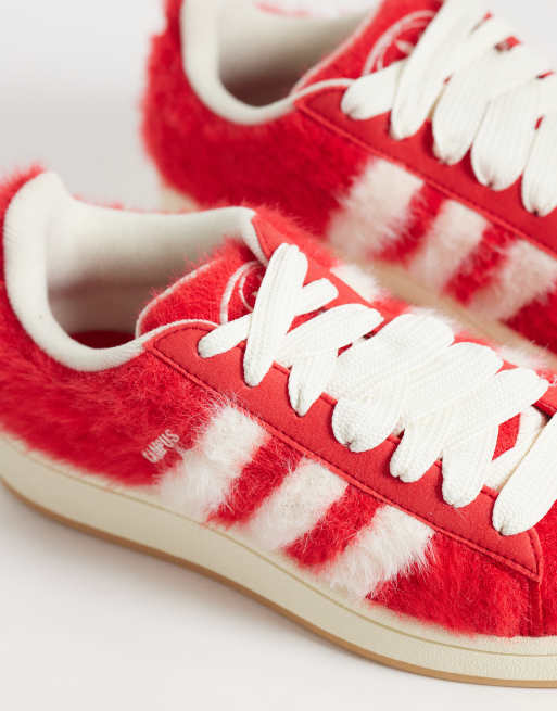 adidas Originals - Campus 00 - Sneakers rosse e bianche , 4 di 5