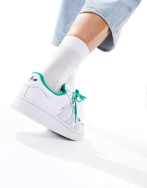 Adidas originals campus 2025 trainers in white