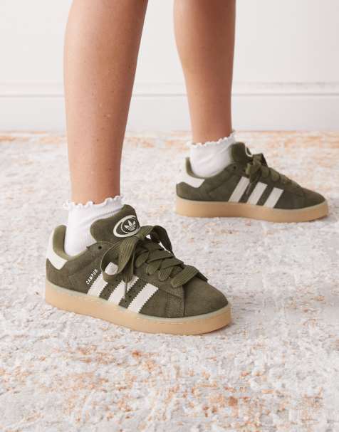 adidas Originals - Campus 00s - Baskets à semelle en gomme - Kaki et crème - view 1