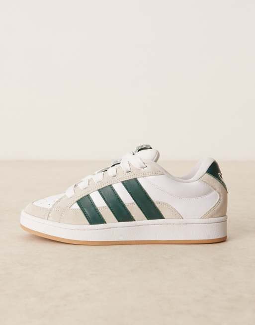 adidas Originals Campus 00s Beta sneakers in white and green